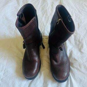 Tory Burch Brown Ankle Boots